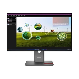 Lenovo 27" ThinkVision P27Q-40 FHD IPS DP/HDMI/VGA/USB-C/USB fekete monitor