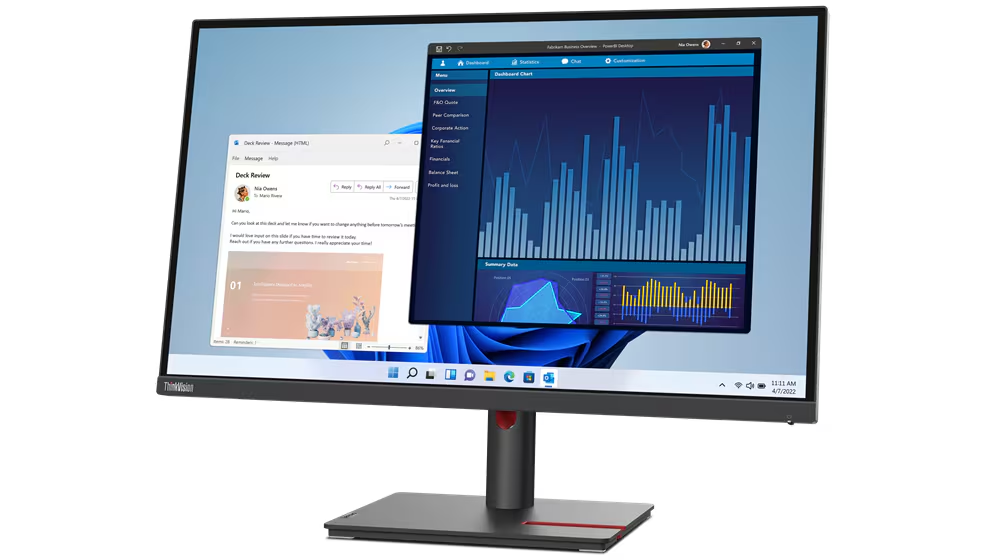 Lenovo 27" ThinkVision T27p-30 UHD IPS HDMI/DP/USB-C monitor