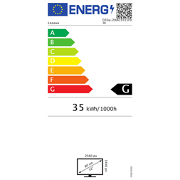 Lenovo 31,5" D32q-20 QHD IPS HDMI/DP monitor