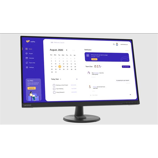 Lenovo 31,5" D32u-45 UHD VA HDMI/DP monitor