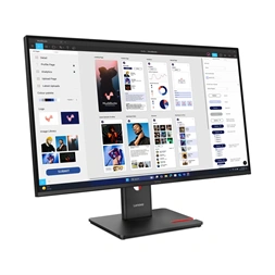 Lenovo 31,5" T32UD-40 FHD IPS HDMI/VGA/USB-C/USB fekete monitor