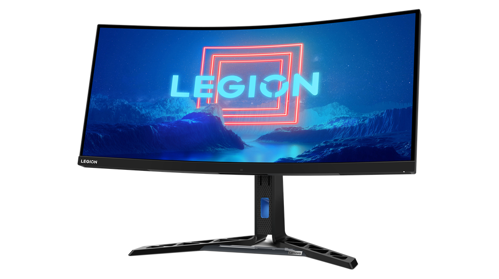 Lenovo 34" Legion Y34wz-30 UWQHD VA 165Hz HDMI/USB/USB-C/DP/RJ45 ívelt gamer monitor