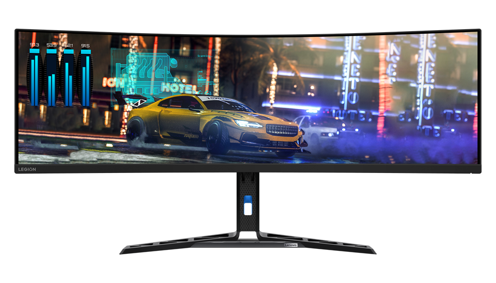 Lenovo 44,5" Legion R45w-30 DQHD VA 165Hz HDMI/USB/USB-C/DP/RJ45 ívelt gamer monitor