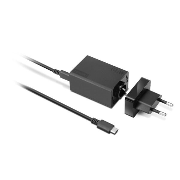 Lenovo 65W USB-C AC (EU) univerzális fekete hálózati töltő adapter