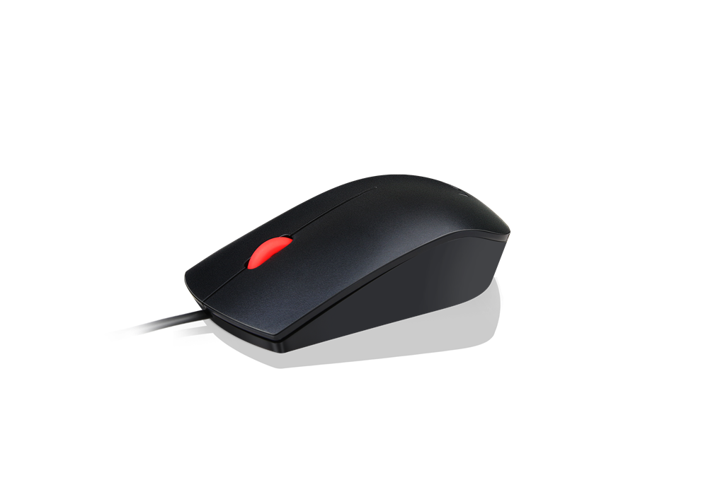 Lenovo Essential USB fekete egér