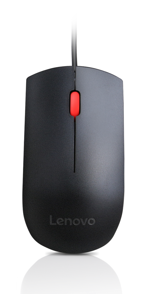 Lenovo Essential USB fekete egér