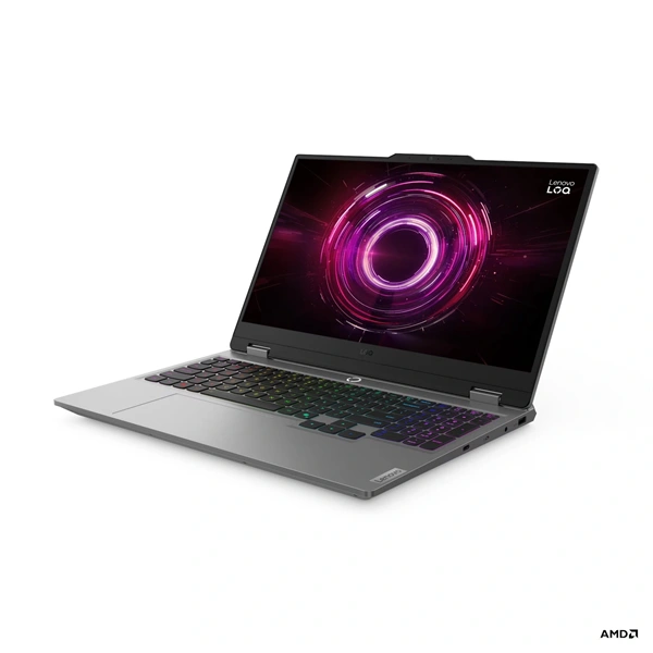 Lenovo LOQ 15AHP10 15,6"FHD/AMD Ryzen 7 250/16GB/1TB/RTX 5060 8GB/FreeDOS/szürke laptop