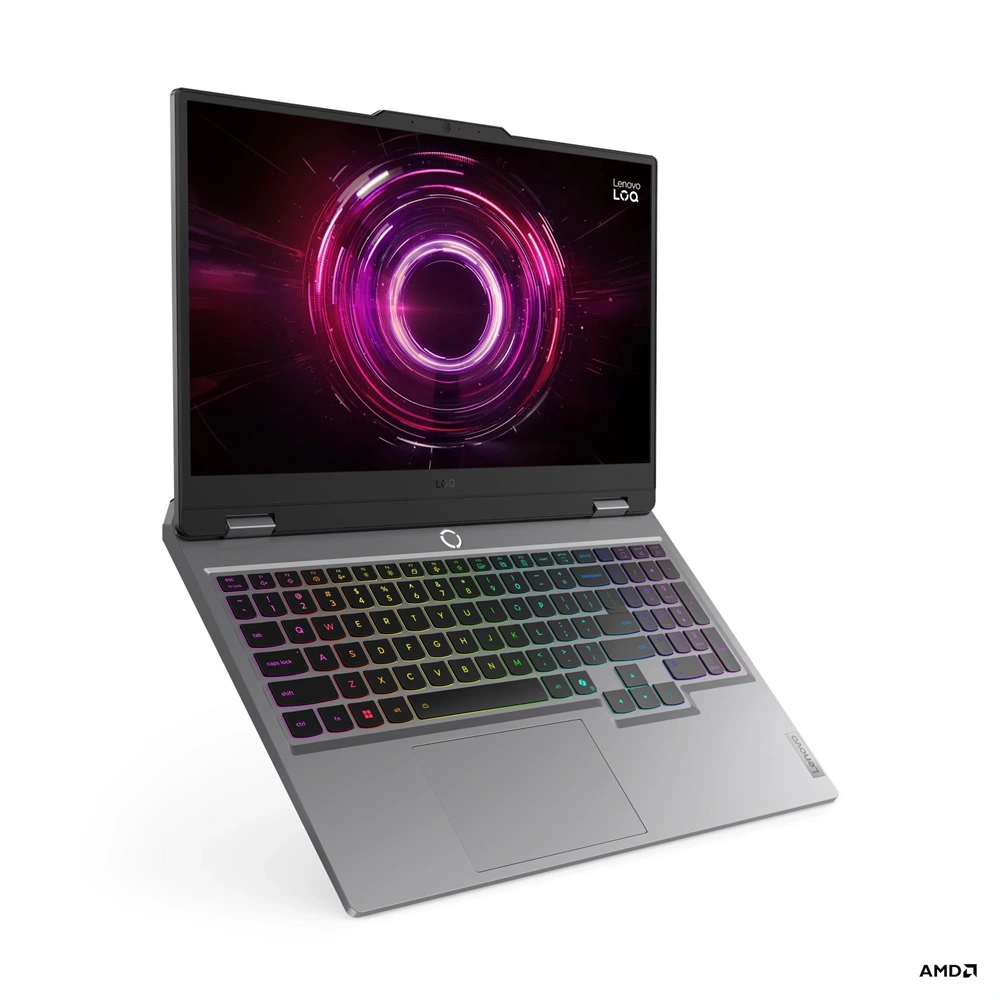 Lenovo LOQ 15AHP10 15,6"FHD/AMD Ryzen 7 250/16GB/1TB/RTX 5060 8GB/FreeDOS/szürke laptop
