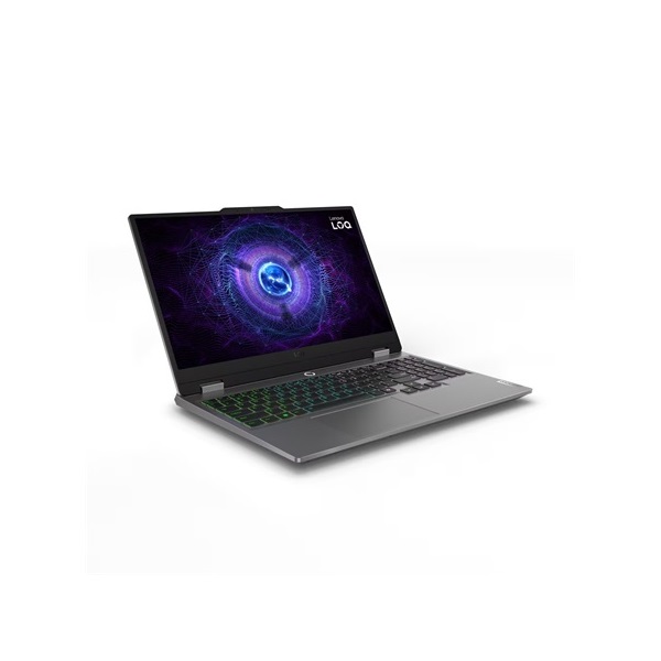 Lenovo LOQ 15IAX9E 15,6"FHD/Intel Core i5-12450HX/16GB/512GB/RTX 2050 4GB/FreeDOS/szürke laptop