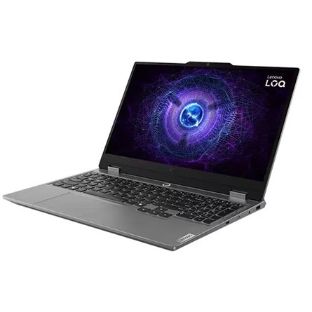 Lenovo LOQ 15IAX9 15,6"FHD/Intel Core i5-12450HX/24GB/512GB/RTX 4060 8GB/FreeDOS/szürke laptop