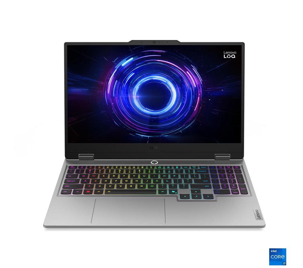 Lenovo LOQ 15IRX10 15,6"FHD/Intel Core i7-13650HX/24GB/1TB/RTX 5060 8GB/FreeDOS/szürke laptop