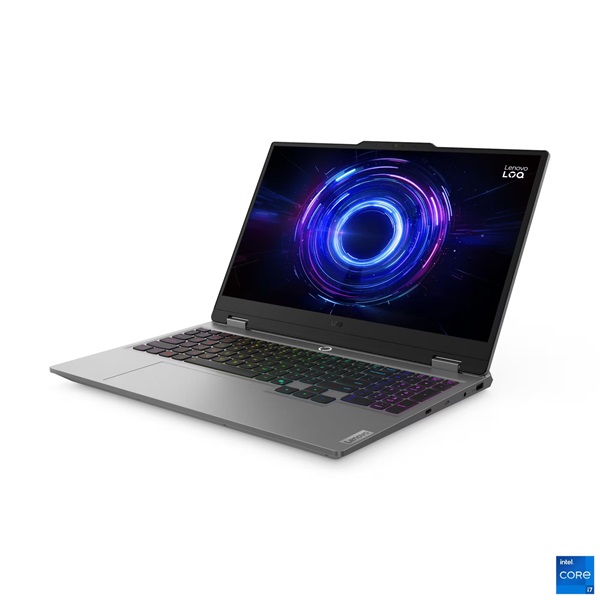 Lenovo LOQ 15IRX10 15,6"FHD/Intel Core i7-13650HX/24GB/1TB/RTX 5060 8GB/FreeDOS/szürke laptop