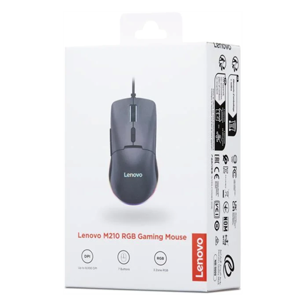 Lenovo M210 USB fekete optikai gamer egér