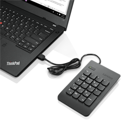 Lenovo Numeric Keypad Gen II USB fekete vezetékes numerikus billentyűzet