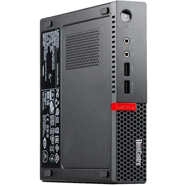 Lenovo ThinkCentre M910q Micro/i5-7th/8GB/256GB SSD/Win Pro COA/fekete asztali számítógép (Használt A+)