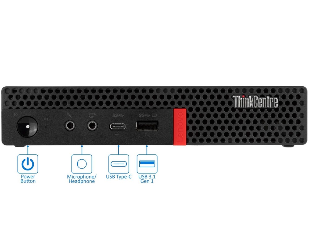 Lenovo ThinkCentre M920Q Mini PC /i5-8500T/16GB/500GB SSD + 500GB HDD/Win11 Pro/fekete asztali számítógép