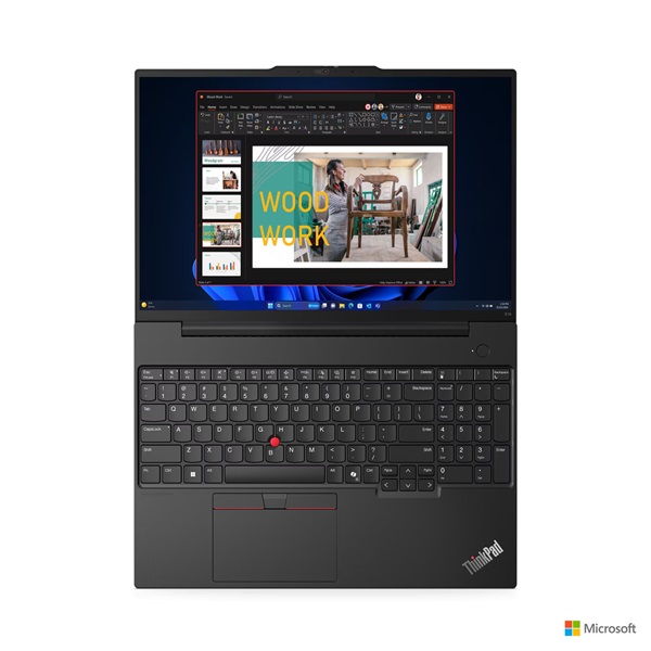 Lenovo ThinkPad E16 G2 16"WUXGA/Intel Core Ultra 5 125U/16GB/512GB/Int.VGA/FreeDOS/fekete laptop
