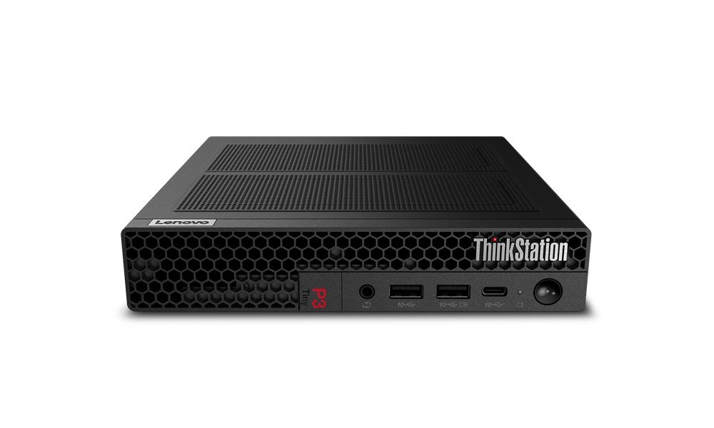 Lenovo ThinkStation P3 Tiny 30H0001MHX/i7-13700T/32GB/1TB/Win11 Pro/Quadro T1000 8GB/fekete asztali számítógép