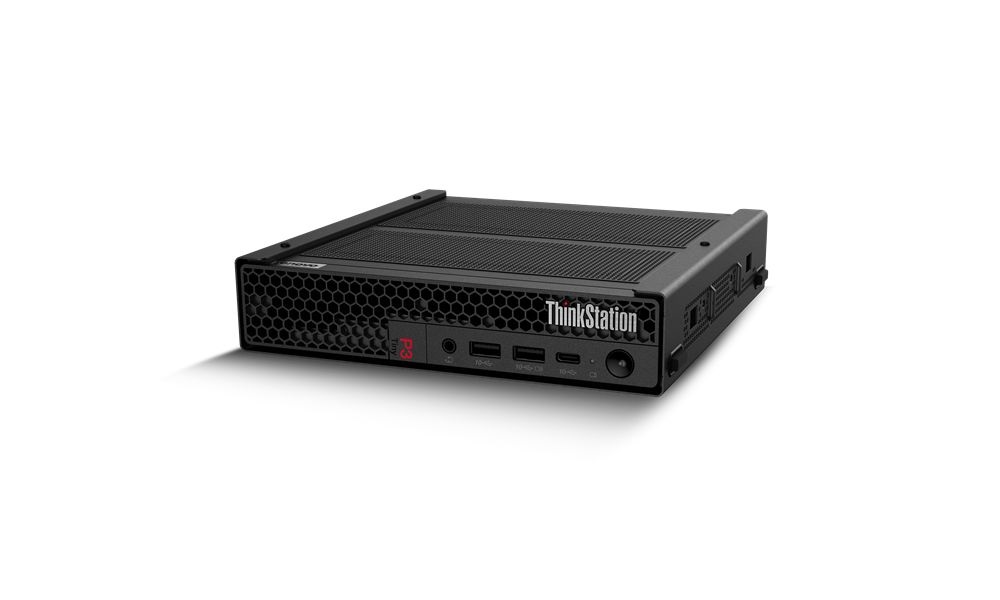 Lenovo ThinkStation P3 Tiny 30H0001MHX/i7-13700T/32GB/1TB/Win11 Pro/Quadro T1000 8GB/fekete asztali számítógép