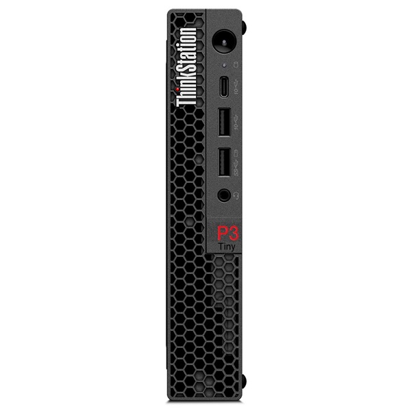 Lenovo ThinkStation P3 Tiny 30H0001NHX/i9-13900T/32GB/1TB/Win11 Pro/Quadro T1000 8GB/fekete asztali számítógép