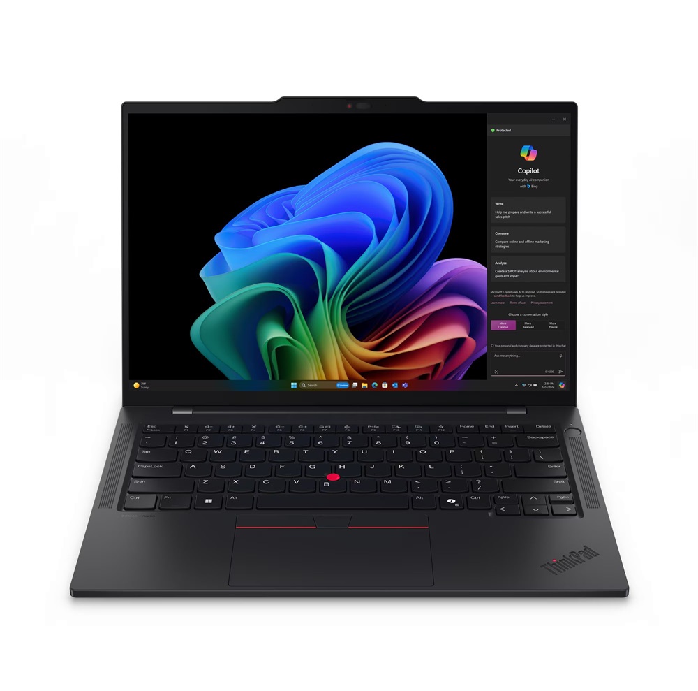 Lenovo Thinkpad T14s G6 14"WUXGA Touch/Snapdragon X Elite X1E/32GB/1TB/Int.VGA/Win11 Pro/fekete laptop (Újracsomagolt)