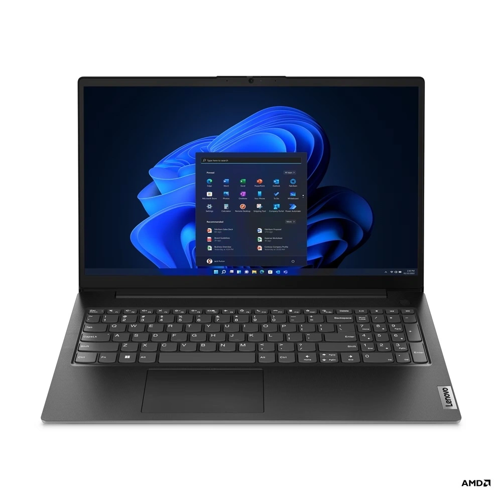 Lenovo V15 G4 AMN 15,6"FHD/AMD Ryzen 5 7520U/8GB/256GB/Int.VGA/FreeDOS/fekete laptop (Újszerű)