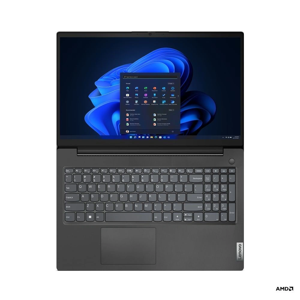 Lenovo V15 G4 AMN 15,6"FHD/AMD Ryzen 5 7520U/16GB/512GB/Int.VGA/Win11 Pro/fekete laptop