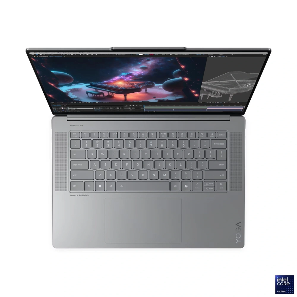 Lenovo Yoga Slim 7 15ILL9 15,3"2,8K/Intel Core Ultra 7 258V/32GB/1TB/Int.VGA/Win11/szürke laptop