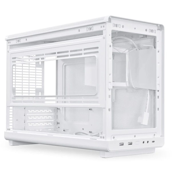 Lian Li DAN Cases A3 fehér / fa mATX ház