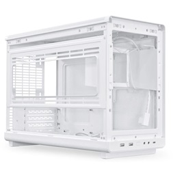 Lian Li DAN Cases A3 fehér / fa mATX ház