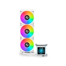 Lian Li Galahad II LCD 360mm fehér vízhűtéses processzor hűtő