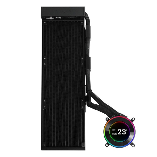 Lian Li HYDROSHIFT II LCD-C 360N 3x120mm ARGB fekete vízhűtéses processzor hűtő