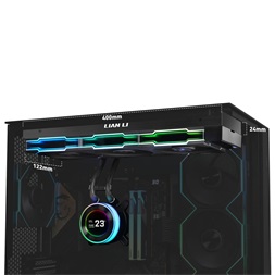 Lian Li HYDROSHIFT II LCD-C 360TL 3x120mm ARGB fekete vízhűtéses processzor hűtő
