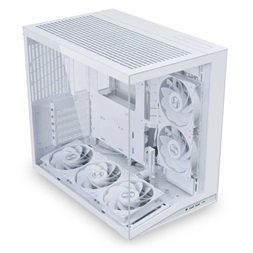 Lian Li O11D Mini V2 Flow Midi tower edzett üveg fehér ház