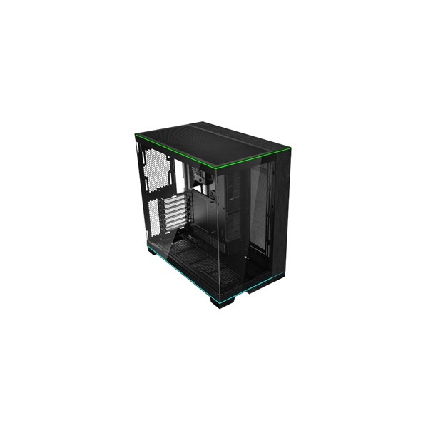 Lian Li O11 Dynamic EVO RGB TG fekete (táp nélküli) ablakos RGB E-ATX ház