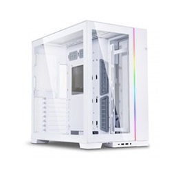 Lian Li O11 Dynamic EVO fehér (táp nélküli) ablakos E-ATX ház