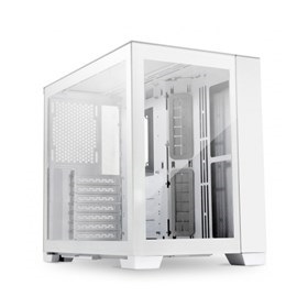 Lian Li O11 Dynamic Mini hófehér (táp nélküli) ablakos mini-ITX ház