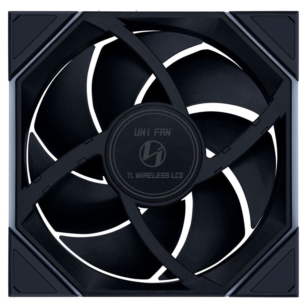 Lian Li UNI FAN TL LCD Wireless 140mm PWM ARGB (fordított légáram) fekete ventilátor