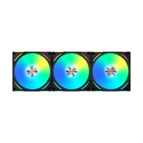 Lian Li UNI Fan AL120 V2 3db 120mm fekete ventilátor