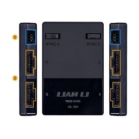 Lian Li UNI Fan SL120 V2 3db 120mm fekete ventilátor