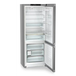 Liebherr CNsfd 7723 ezüst, alulfagyasztós, Hűtő:348L, Fagyasztó:138L, hűtőszekrény