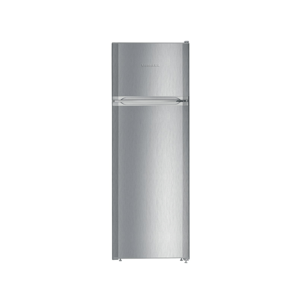 Liebherr CTPele251-26 inox, felülfagyasztós, Hűtő:219L, Fagyasztó:52L, hűtőszekrény (Újszerű)