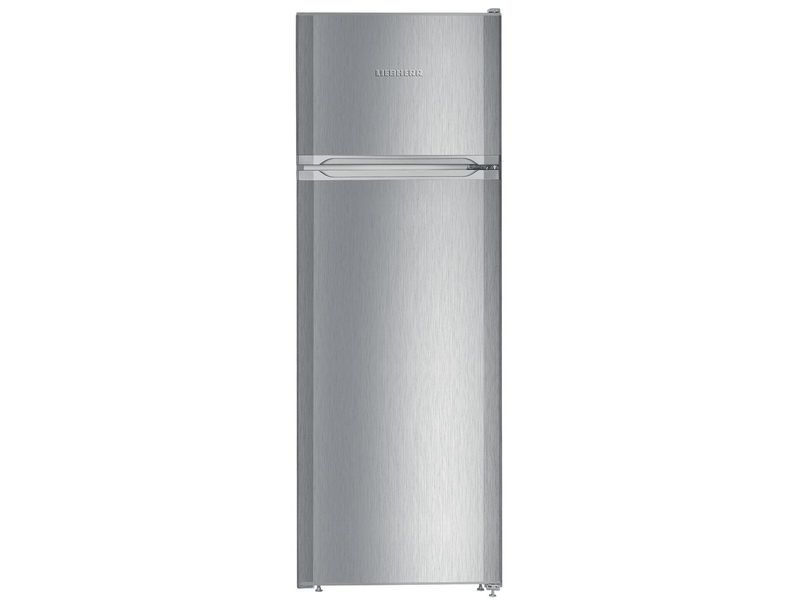 Liebherr CTPele251-26 inox, felülfagyasztós, Hűtő:219L, Fagyasztó:52L, hűtőszekrény (Újszerű)