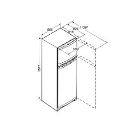 Liebherr CTPele251-26 inox felülfagyasztós hűtőszekrény