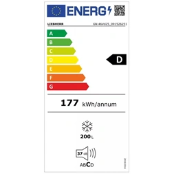 Liebherr GN 46Vd25 fehér, egyajtós, Fagyasztó:199L, fagyasztószekrény