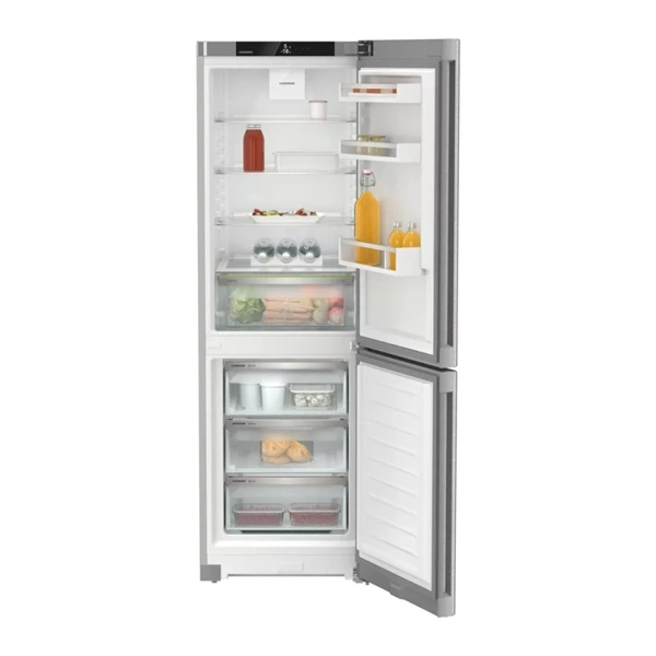 Liebherr KGNsd 52Vc03 ezüst, alulfagyasztós, Hűtő:227L, Fagyasztó:103L, hűtőszekrény