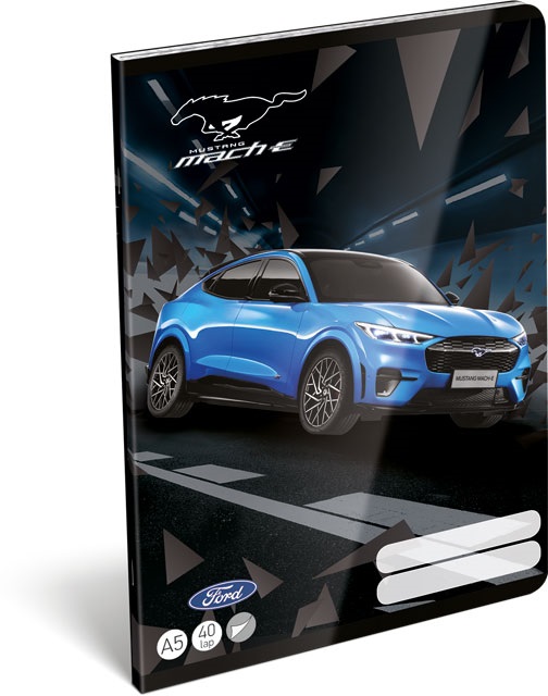 Lizzy Ford Mustang Lightning 22970413 FSC A5 40 lapos tűzött sima füzet