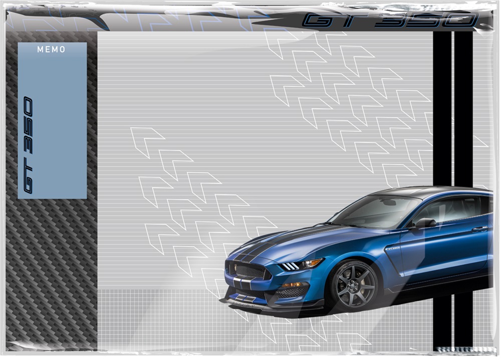 Lizzy Ford Mustang Shelby asztali könyöklő