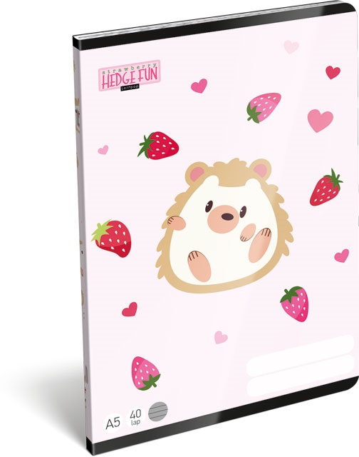 Lizzy Lollipop Hedge fun 22967459 FSC A5 40 lapos tűzött vonalas füzet