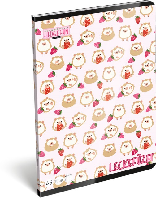 Lizzy Lollipop Hedge fun 22971559 FSC A5 40 lapos tűzött lecke füzet